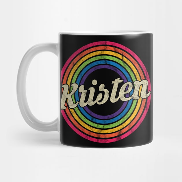 Kristen - Retro Rainbow Faded-Style by MaydenArt